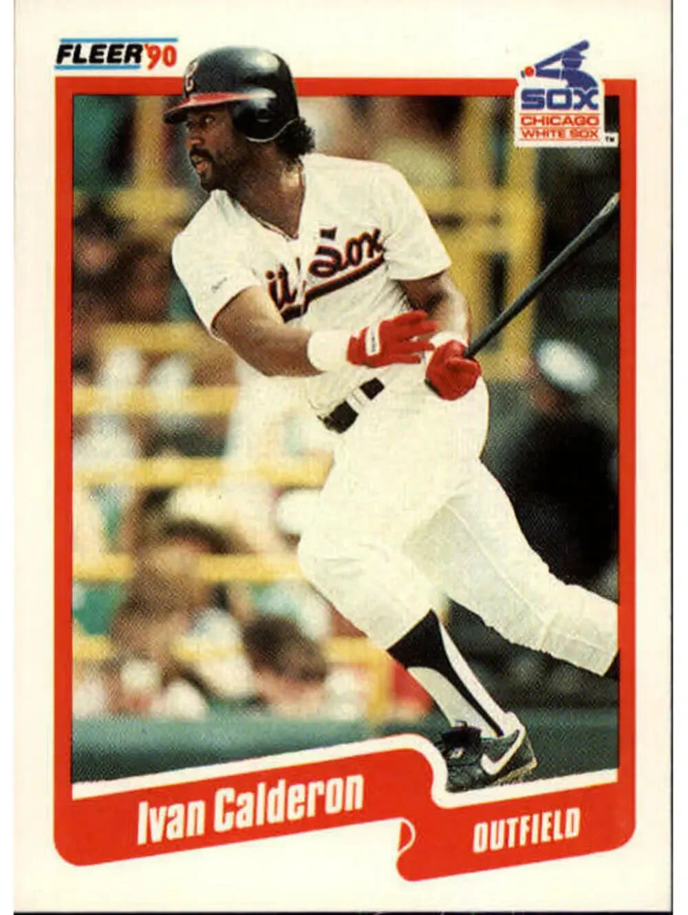 1990 Ivan Calderon Fleer Baseball Card #529